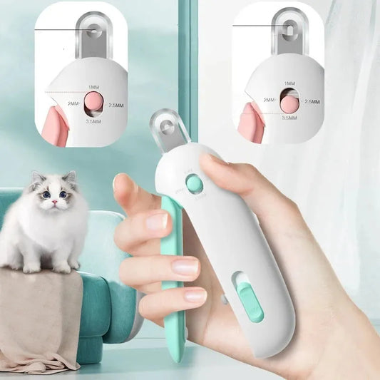 Törpülü Hazneli Ayarlanabilir Kedi Köpek Tırnak Makası