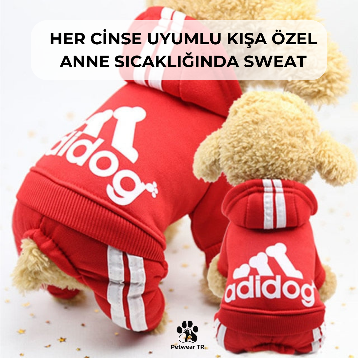 ADİDOG Anne Sıcaklığı Kışa Özel Kapşonlu Sweat