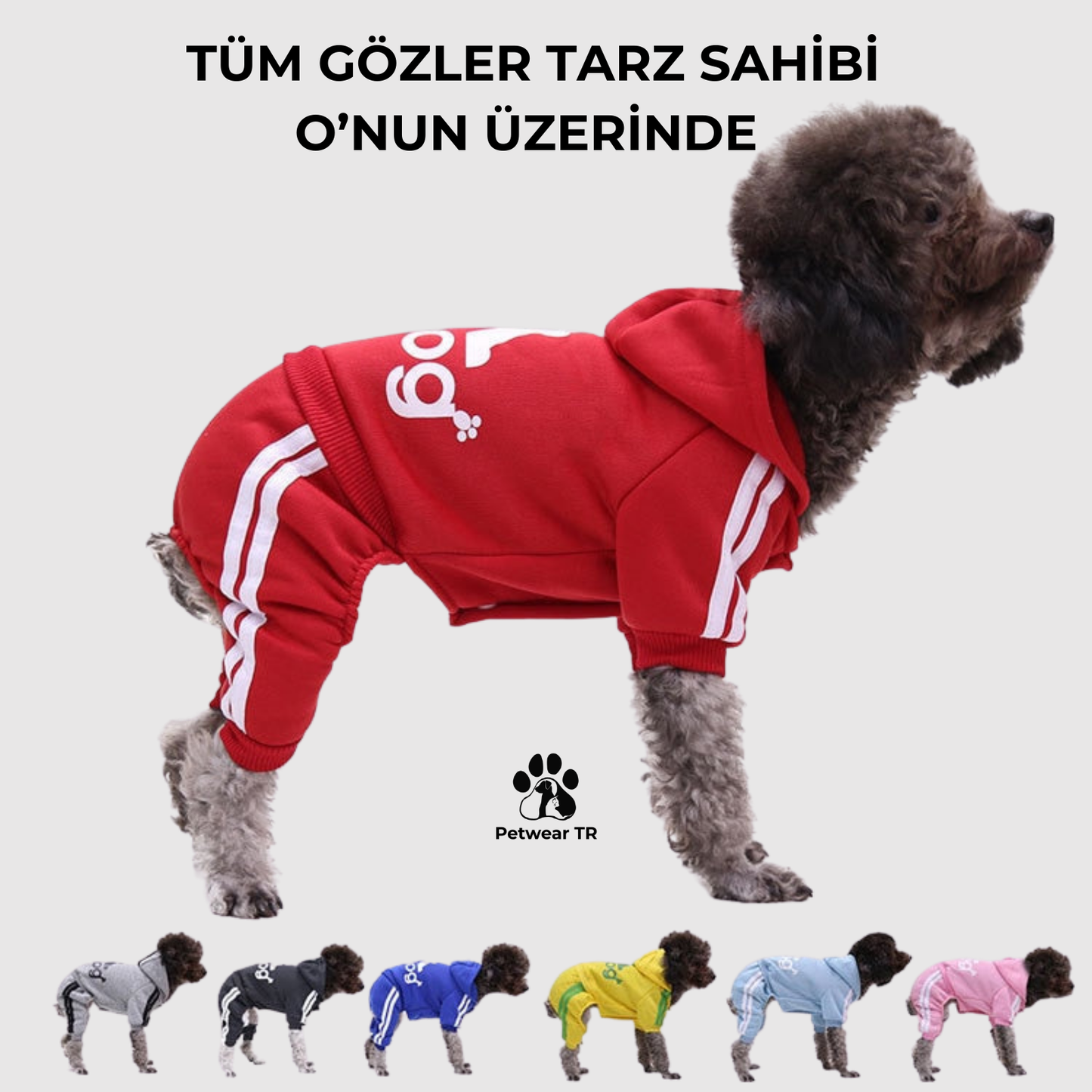 ADİDOG Anne Sıcaklığı Kışa Özel Kapşonlu Sweat