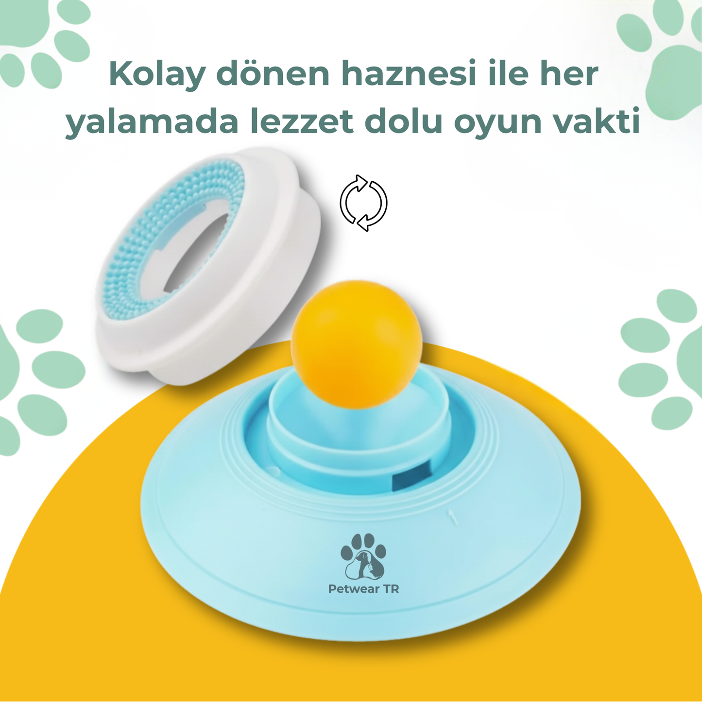 3'ü 1 Arada Lezzet Patlamalı Ödül Yalama Oyuncağı