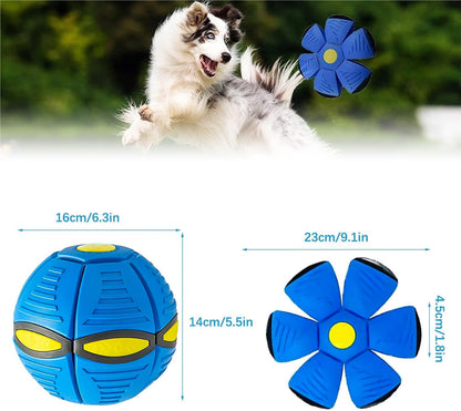 Işıklı Zıplayan Frizbi Evcil Hayvan Topu – Pet Oyuncağı