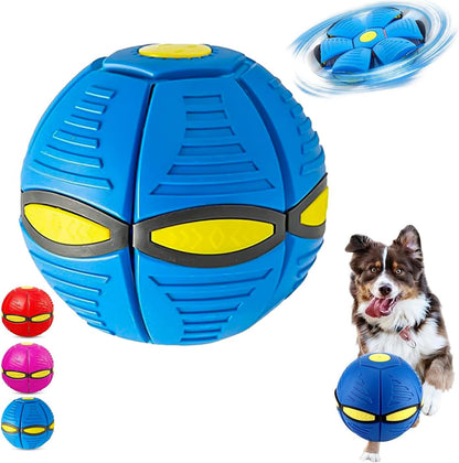Işıklı Zıplayan Frizbi Evcil Hayvan Topu – Pet Oyuncağı