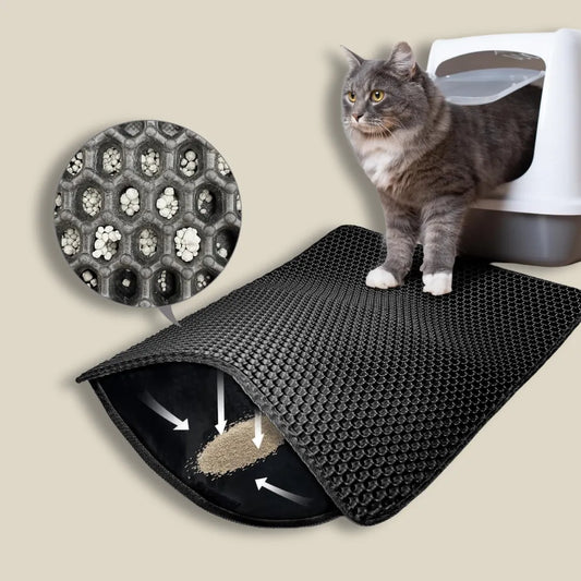 Elekli Kedi Tuvalet Önü Paspası Kedi Kumu Paspası