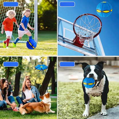 Işıklı Zıplayan Frizbi Evcil Hayvan Topu – Pet Oyuncağı